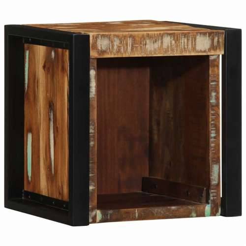 Noćni ormarići 2 kom. Višebojni 40x35x40 cm Obrađeno puno drvo - 2 masivno obnovljeno drvo Cijena