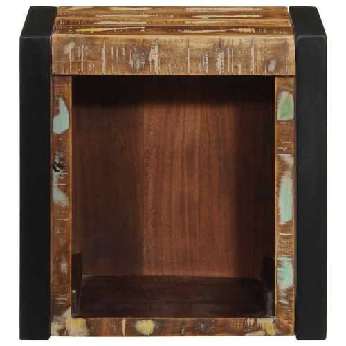 Noćni ormarići 2 kom. Višebojni 40x35x40 cm Obrađeno puno drvo - 2 masivno obnovljeno drvo Cijena