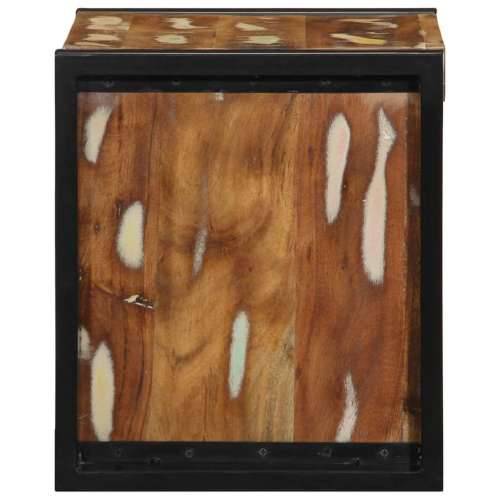 Noćni ormarići 2 kom. Višebojni 40x35x40 cm Obrađeno puno drvo - 2 masivno obnovljeno drvo Cijena