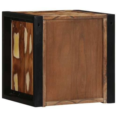 Noćni ormarići 2 kom. Višebojni 40x35x40 cm Obrađeno puno drvo - 2 masivno obnovljeno drvo Cijena