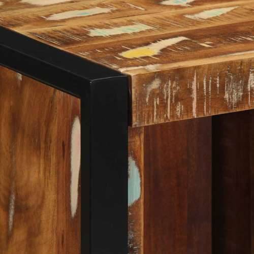 Noćni ormarići 2 kom. Višebojni 40x35x40 cm Obrađeno puno drvo - 2 masivno obnovljeno drvo Cijena