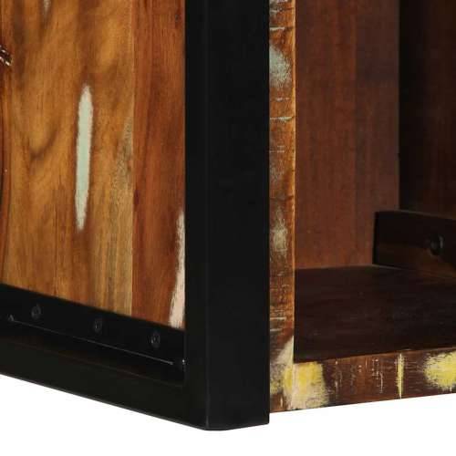 Noćni ormarići 2 kom. Višebojni 40x35x40 cm Obrađeno puno drvo - 2 masivno obnovljeno drvo Cijena