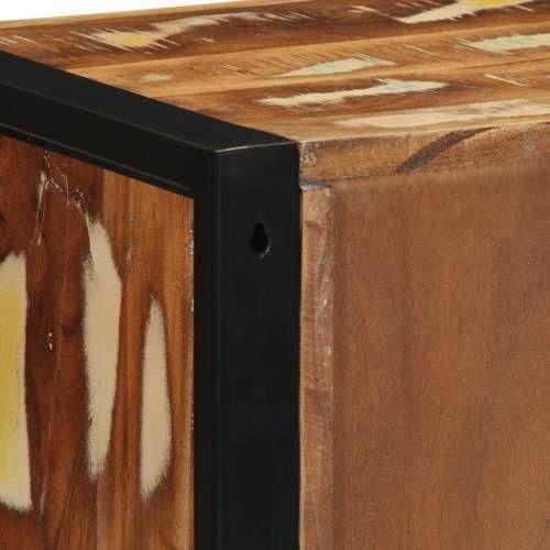 Noćni ormarići 2 kom. Višebojni 40x35x40 cm Obrađeno puno drvo - 2 masivno obnovljeno drvo Cijena
