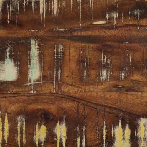 Noćni ormarići 2 kom. Višebojni 40x35x40 cm Obrađeno puno drvo - 2 masivno obnovljeno drvo Cijena