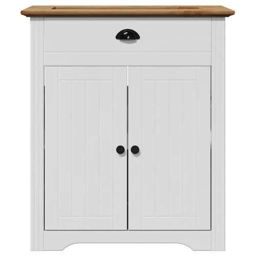 Kupaonski ormarić za Lavabo - Umivaonik “BODO” bijelo-smeđi 70x35x80 cm - Bijela i smeđa 1 Cijena