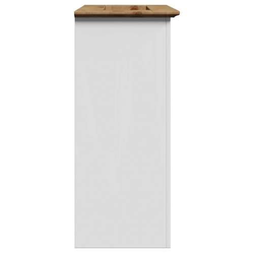 Kupaonski ormarić za Lavabo - Umivaonik “BODO” bijelo-smeđi 70x35x80 cm - Bijela i smeđa 1 Cijena