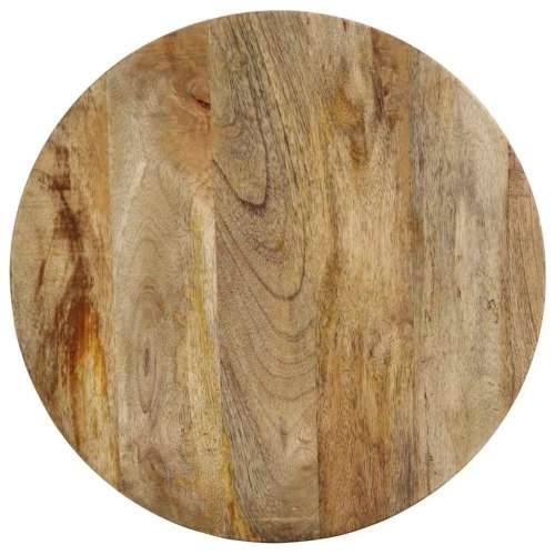 Pomoćni stolić Ø37x45 cm Puno drvo Mango - Prirodna 1 Cijena