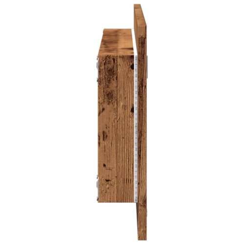 LED kupaonsko ogledalo staro drvo 100x8,5x37 cm - Staro drvo 1 Cijena