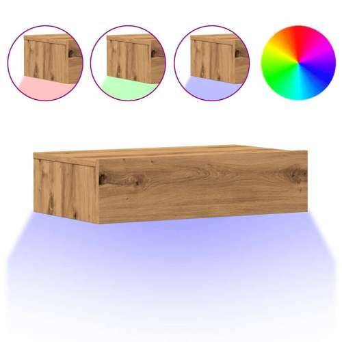 TV ormarić s LED svjetlima Artisan hrast 60x35x15,5 cm - hrast artisan 1 60 cm Cijena