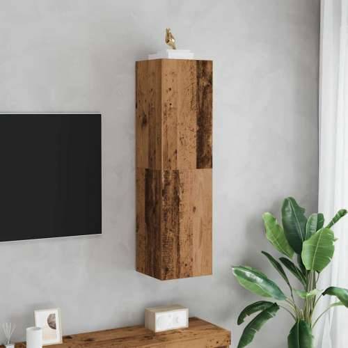 TV ormarić staro drvo 30,5x30x110 cm konstruirano drvo - Staro drvo 1 110 cm Cijena
