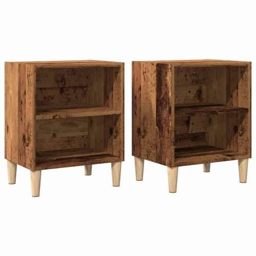 Noćni ormarići 2 kom Staro drvo 40x30x50 cm Konstruirano drvo - Staro drvo 2 Cijena