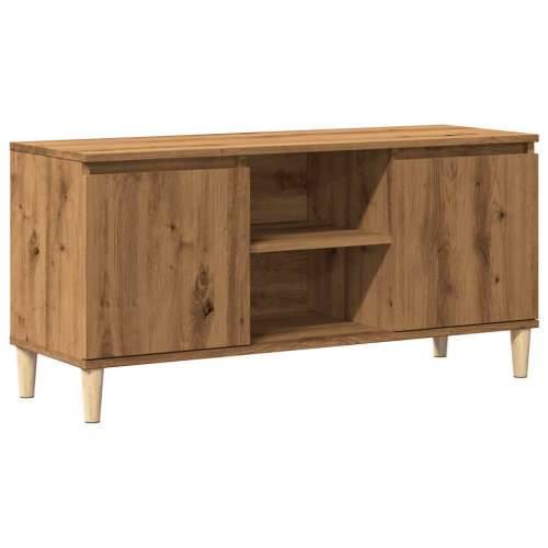 TV ormarić Artisan hrast 102x35x50 cm izrađeno drvo - hrast artisan 1 Cijena