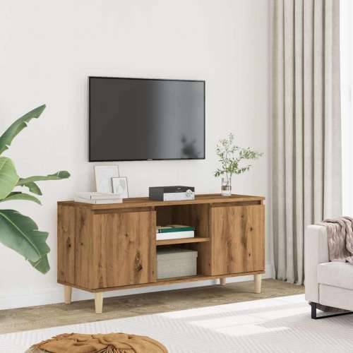 TV ormarić Artisan hrast 102x35x50 cm izrađeno drvo - hrast artisan 1 Cijena