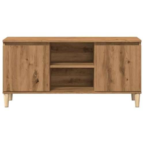 TV ormarić Artisan hrast 102x35x50 cm izrađeno drvo - hrast artisan 1 Cijena