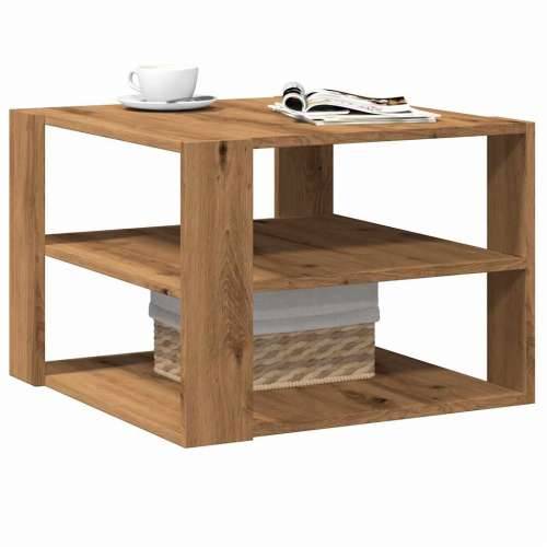 Stol za kavu Artisan hrast 58x58x40 cm izrađeno drvo - hrast artisan 1 Cijena