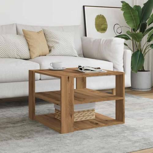Stol za kavu Artisan hrast 58x58x40 cm izrađeno drvo - hrast artisan 1 Cijena