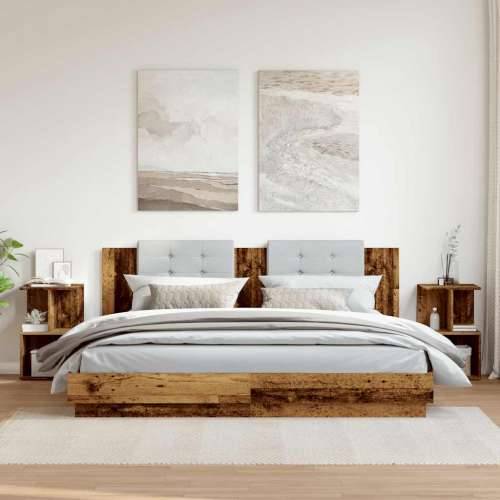 Noćni ormarići 2 kom Staro drvo 35x35x55 cm Konstruirano drvo - Staro drvo 2 Cijena