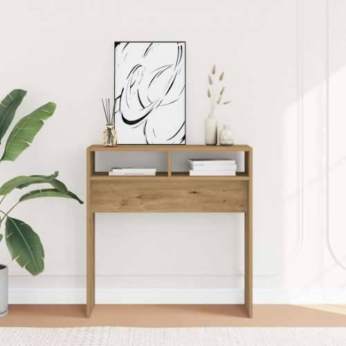 konzolni stol Artisan hrast 78x30x80 cm konstruirano drvo - 1 hrast artisan 78 cm Cijena