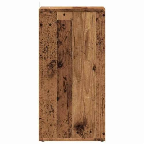 Ormari za cipele 2 kom staro drvo 32x35x70 cm konstruirano drvo - Staro drvo 31.5 x 35 x 70 cm 1 2x shoe cabinet without door Cijena