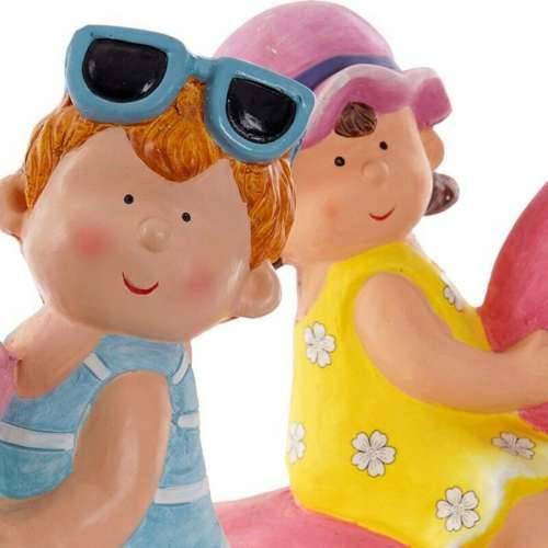Ukrasna figura DKD Home Decor djeca Kaljeno Staklo (2 pcs) Cijena