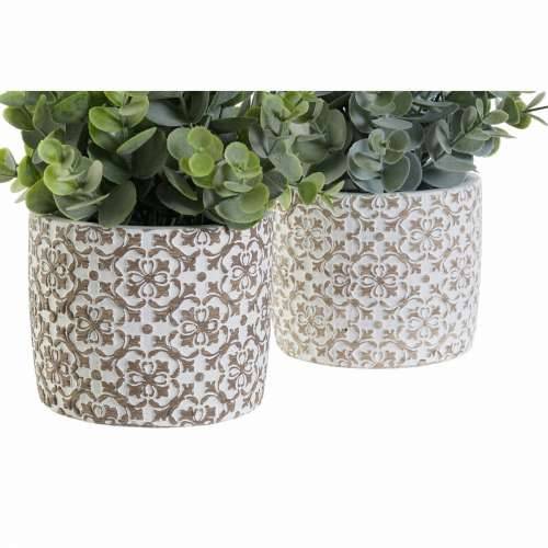 Ukrasna Biljka DKD Home Decor Vrč Zelena Smola PE (10,5 x 10,5 x 24 cm) (2 kom.) Cijena
