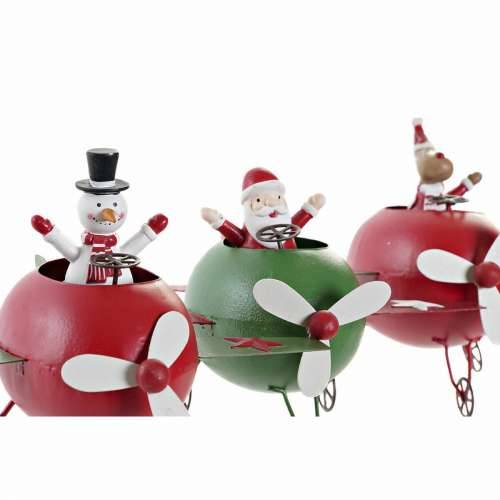 Božićni ukras DKD Home Decor Metal Sob (19 x 14 x 13 cm) (3 pcs) Cijena