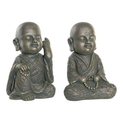 Ukrasna figura DKD Home Decor Kaljeno Staklo Opat (2 pcs) (27 x 27 x 40 cm) Cijena