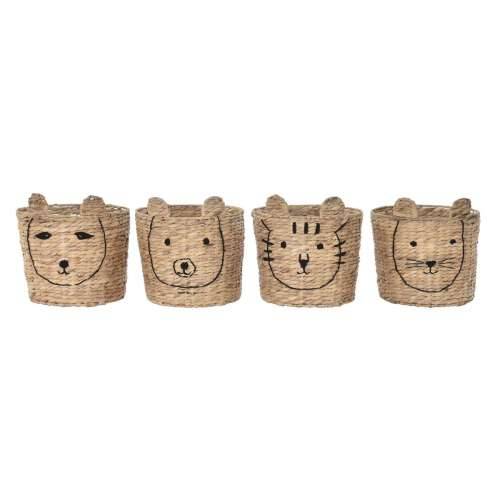 košara DKD Home Decor Tropsko Životinje Trske (35 x 35 x 35 cm) (4 kom.) Cijena
