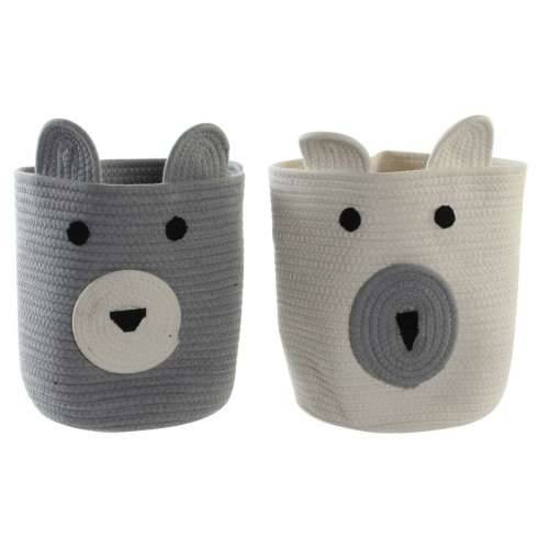 košara DKD Home Decor Poliester Children’s Medvjedi (25 x 25 x 37 cm) (2 kom.) Cijena