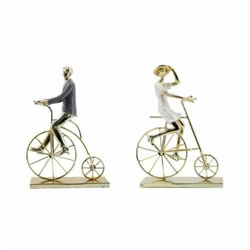 Ukrasna figura DKD Home Decor Metal Aluminij Smola (22,5 x 11 x 33,5 cm) (2 kom.) Cijena