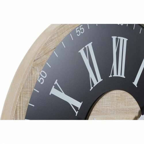 Zidni sat DKD Home Decor Crna MDF Bijela (60 x 4,5 x 60 cm) Cijena