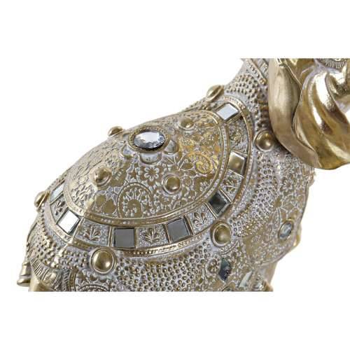 Ukrasna figura DKD Home Decor Ogledalo Slon zlatan Smola (2 kom.) (28 x 13 x 29 cm) Cijena