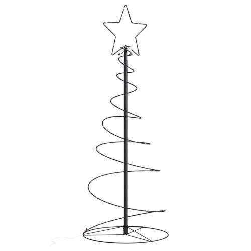 LED božićno drvce 80 LED toplo bijelo 120 cm - Crna 120 cm 1 bez kuglica Cijena