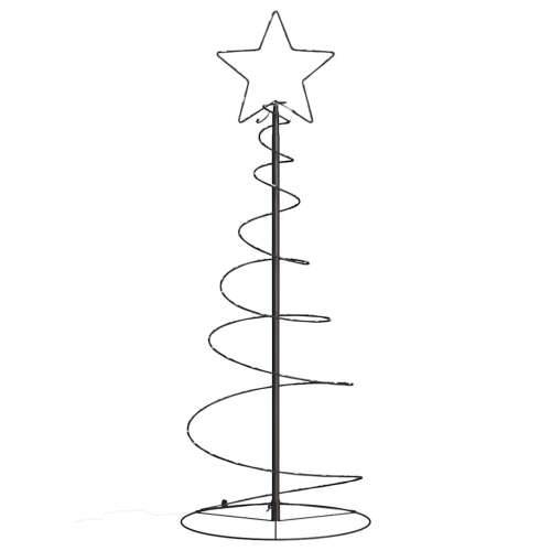 LED božićno drvce 80 LED toplo bijelo 120 cm - Crna 120 cm 1 bez kuglica Cijena
