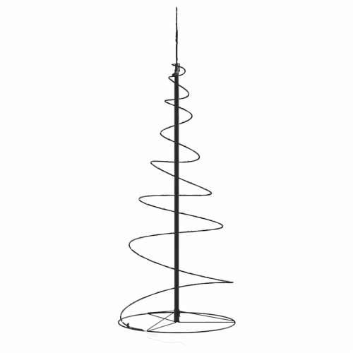 LED božićno drvce 80 LED toplo bijelo 120 cm - Crna 120 cm 1 bez kuglica Cijena