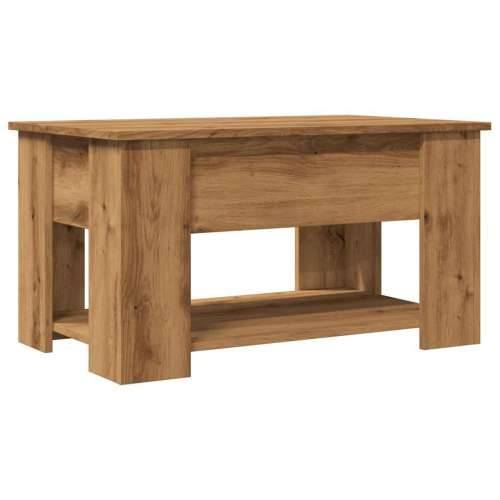 Stol za kavu Artisan hrast 79x49x41 cm Konstruirano drvo - hrast artisan 79 x 49 x 42.5 cm 1 Cijena