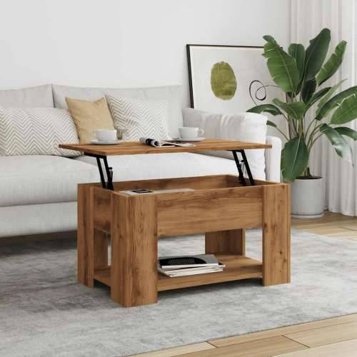 Stol za kavu Artisan hrast 79x49x41 cm Konstruirano drvo - hrast artisan 79 x 49 x 42.5 cm 1 Cijena