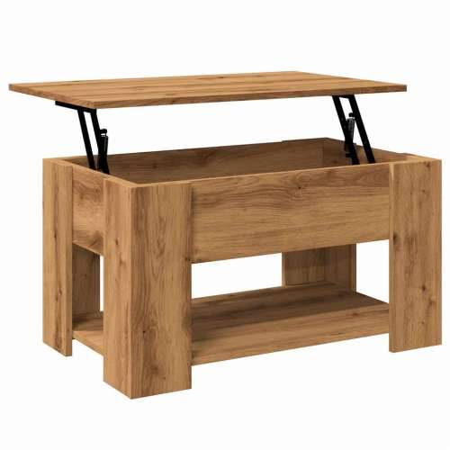 Stol za kavu Artisan hrast 79x49x41 cm Konstruirano drvo - hrast artisan 79 x 49 x 42.5 cm 1 Cijena