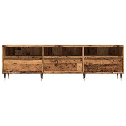 TV ormarić staro drvo 150x30x44,5 cm konstruirano drvo - Staro drvo 1 Cijena