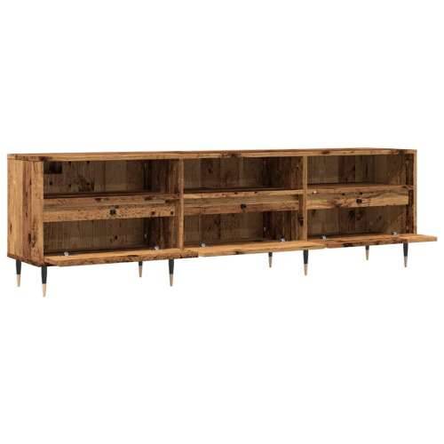 TV ormarić staro drvo 150x30x44,5 cm konstruirano drvo - Staro drvo 1 Cijena