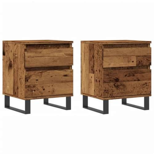 Noćni ormarići 2 kom Staro drvo 40x35x50 cm Konstruirano drvo - Staro drvo 2 Cijena