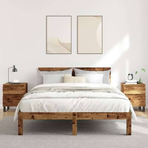 Noćni ormarići 2 kom Staro drvo 40x35x50 cm Konstruirano drvo - Staro drvo 2 Cijena
