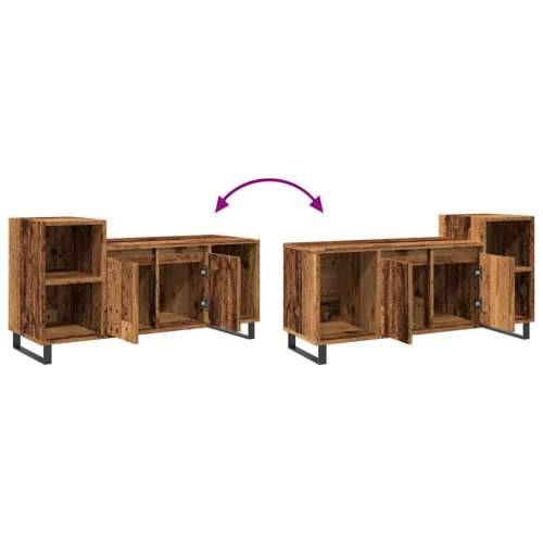 TV ormarić staro drvo 100x35x55 cm konstruirano drvo - Staro drvo 1 Cijena