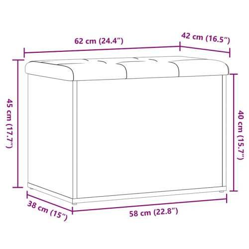 Klupa za odlaganje staro drvo 62x42x45 cm izrađeno drvo - Staro drvo 62 x 42 x 45 cm Cijena