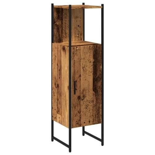 Kupaonski ormarić staro drvo 33x33x120,5 cm konstruirano drvo - Staro drvo 1 Cijena