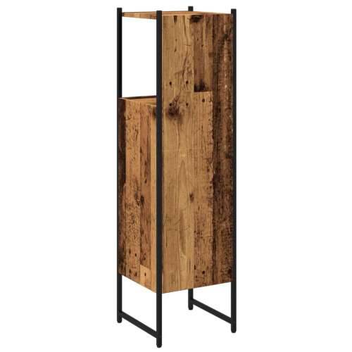Kupaonski ormarić staro drvo 33x33x120,5 cm konstruirano drvo - Staro drvo 1 Cijena