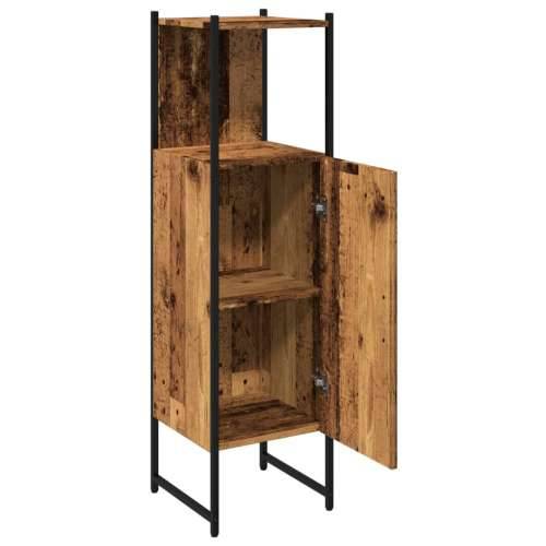 Kupaonski ormarić staro drvo 33x33x120,5 cm konstruirano drvo - Staro drvo 1 Cijena