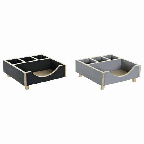 Organizator DKD Home Decor Pisaći stol Drvo (18 x 18 x 7 cm) (2 pcs) Cijena