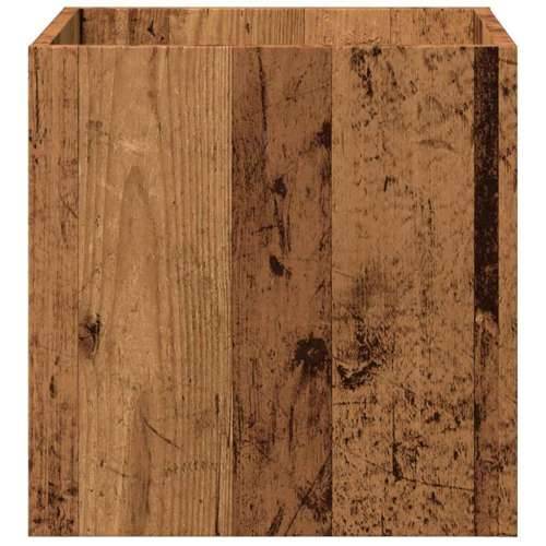 Kutija za sadnju Staro drvo 40x40x40 cm Konstruirano drvo - Staro drvo 1 Cijena