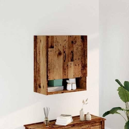 Zidni ormarić staro drvo 60x31x70 cm konstruirano drvo - Staro drvo 1 Cijena